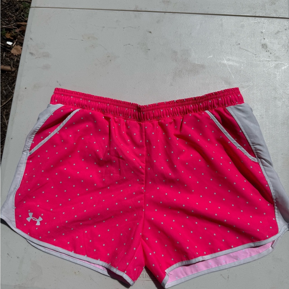 Under Armour Women's Hot Pink Athletic Shorts